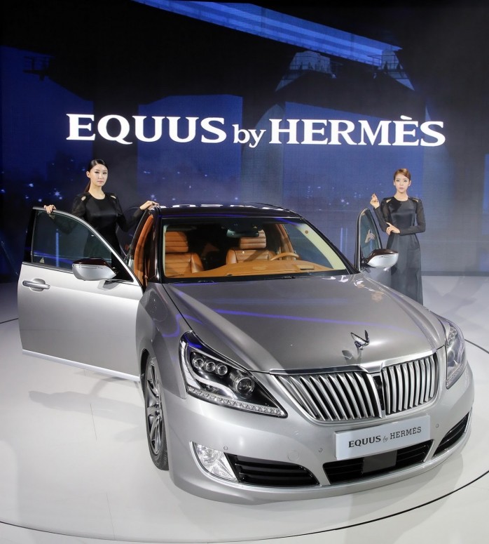 Hyundai Equus: шикарный лимузин от дизайнеров Hermes [видео]