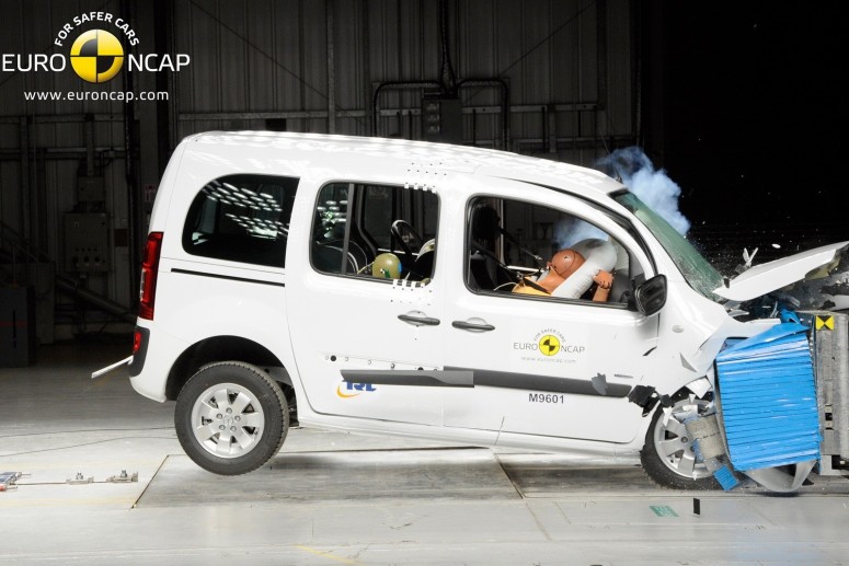 Mercedes Citan разочаровал в тестах Euro NCAP [2 видео]