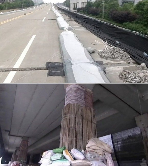В Китае взорвали 3 километра автомагистрали [видео]