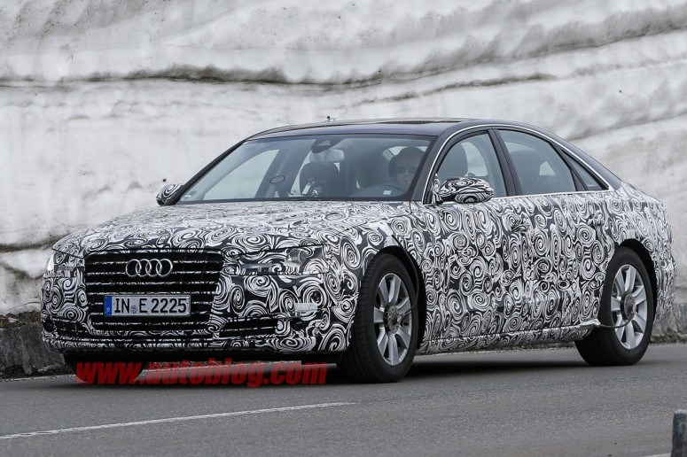 2015 Audi A8: тесты в Альпах [фото]