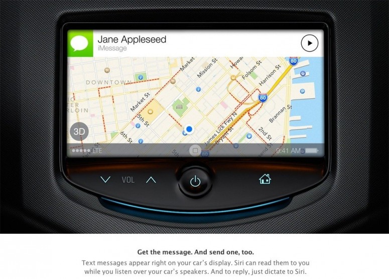 Apple iOS 7 позволит управлять автомобилем