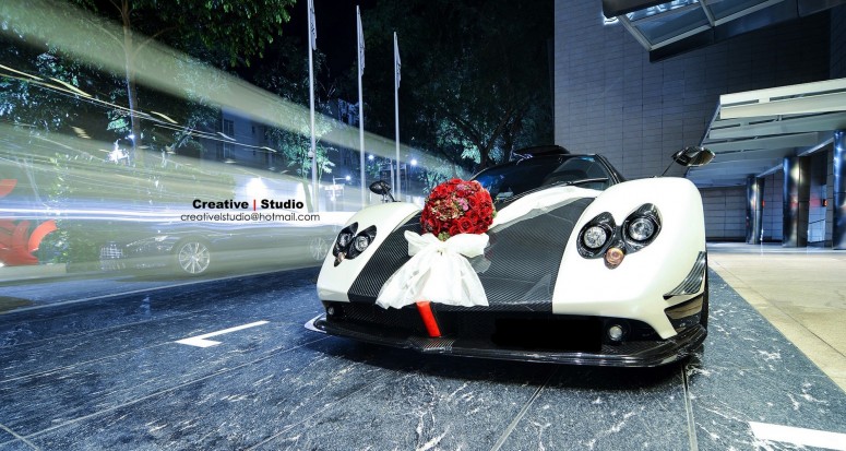 Лучший свадебный автомобиль в мире: Pagani Zonda Cinque