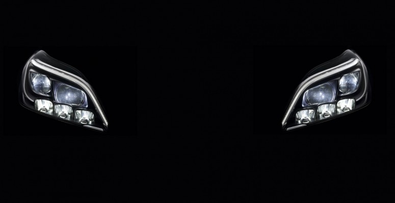 Фары будущего от Mercedes: система Active Multibeam LED