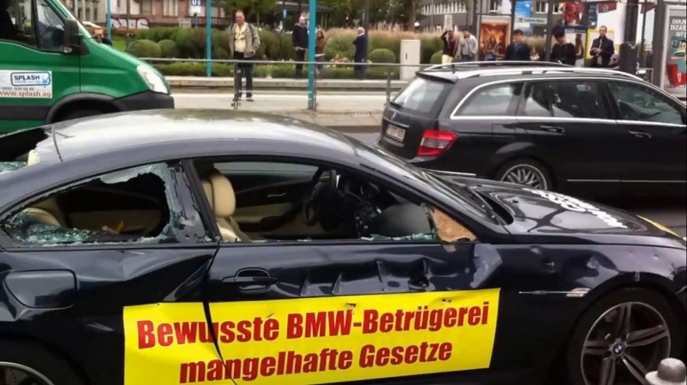 Владелец BMW в знак протеста разбил М6 за 120 000 евро [видео]