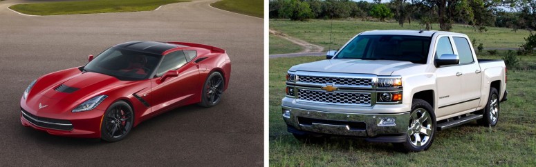 Corvette и Silverado стали североамериканскими \"Автомобилями 2014 года\"