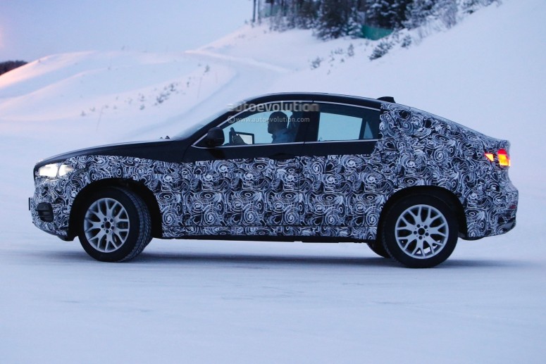 Второе поколение BMW X6 заметили возле Полярного Круга