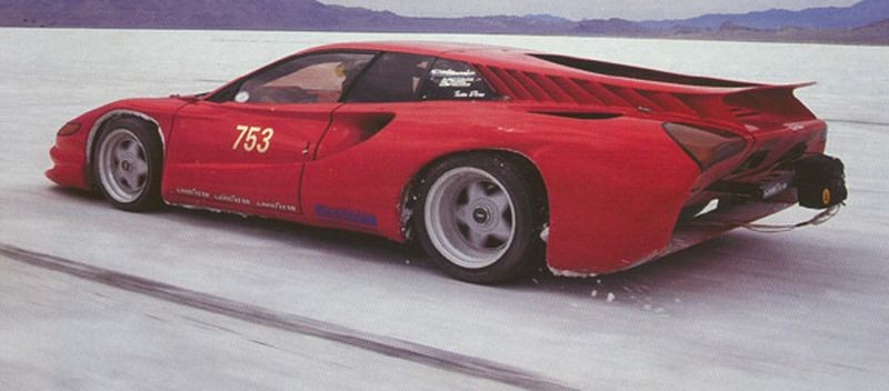 Забытый суперкар: Colani Ferrari Lotec Testa d’Oro 1989