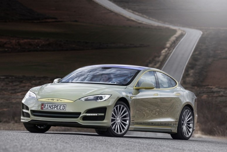 Швейцарская Rinspeed продемонстрировала салон Model S с автопилотом [видео]