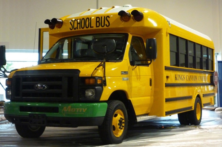 Первый электрический школьный автобус появился в Калифорнии