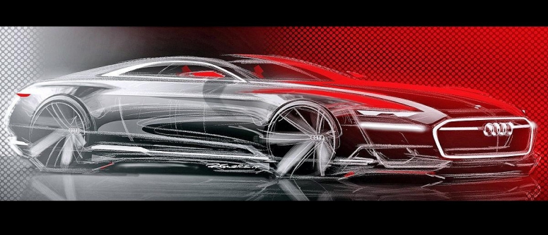 Первые скетчи Audi A9 попали в Сеть [фото]