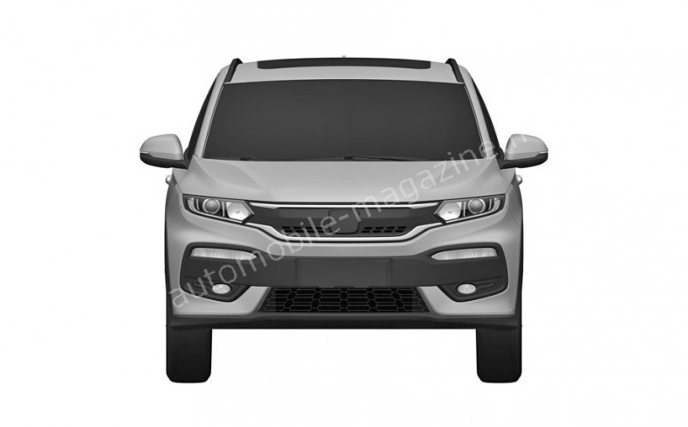 Патентные изображения нового SUV от Honda выложены в Сеть