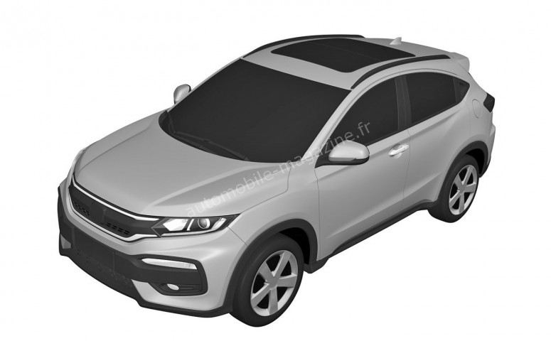Патентные изображения нового SUV от Honda выложены в Сеть