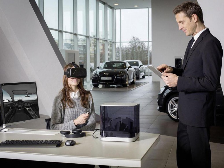 Audi начинает использовать очки виртуальной реальности
