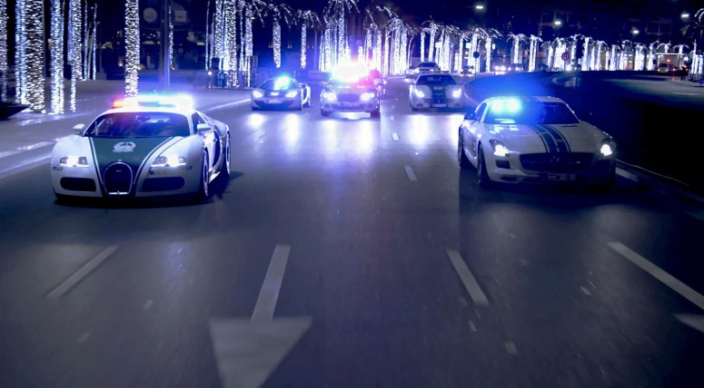 В Дубаи самый крутой полицейский патруль [видео]