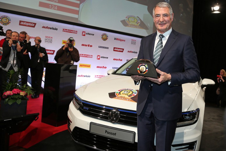 VW Passat стал «Европейским автомобилем 2015 года»