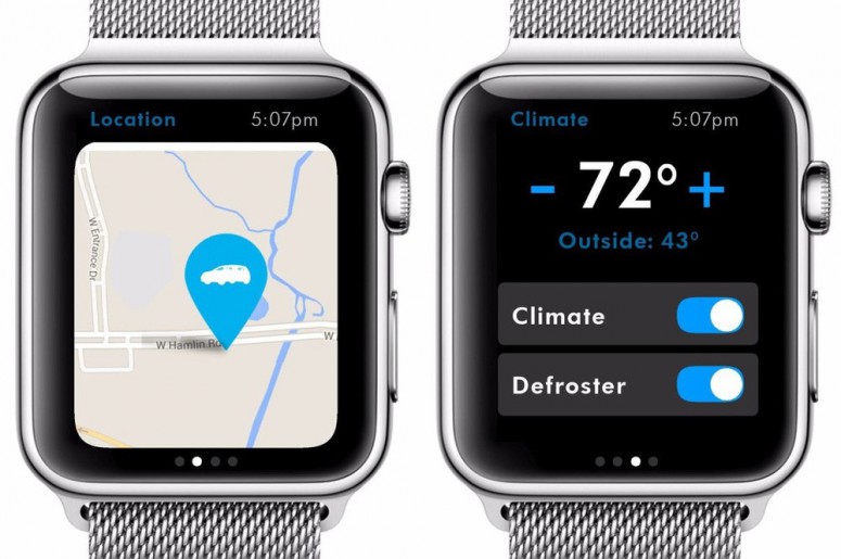 VW разработал приложение для часов Apple
