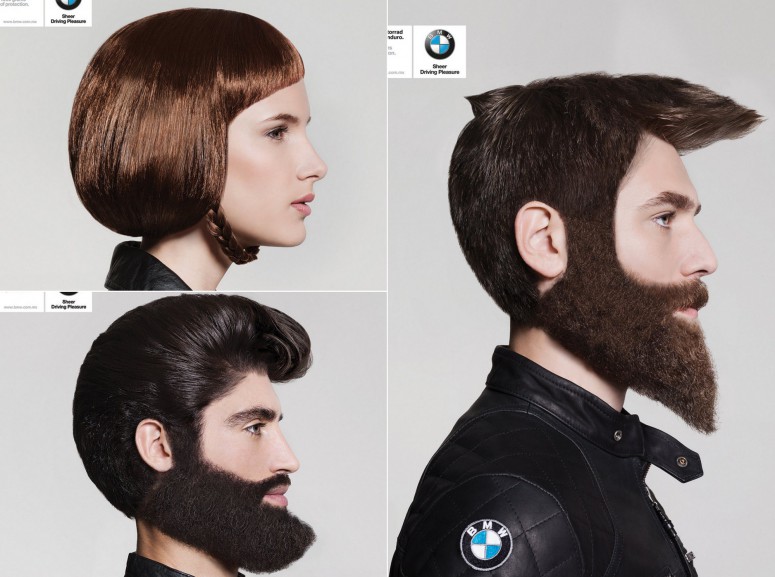 Необычная реклама шлемов для мотоциклистов от BMW