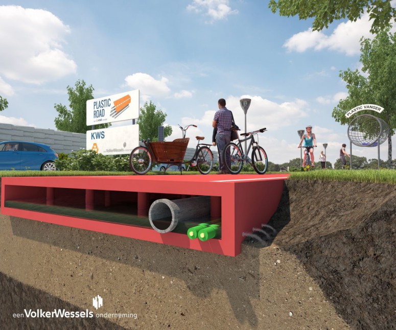 Голландцы начнут строить «вечные» дороги из пластика