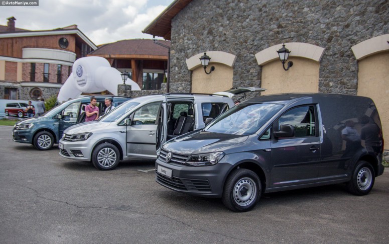 В Украине появились новые VW Caddy и Transporter: фото