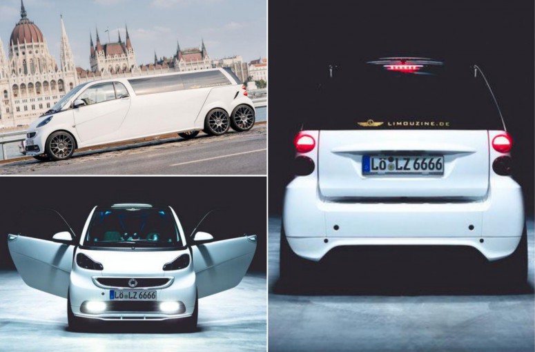 Smart во Франкфурте покажет шестиколесный лимузин: фото