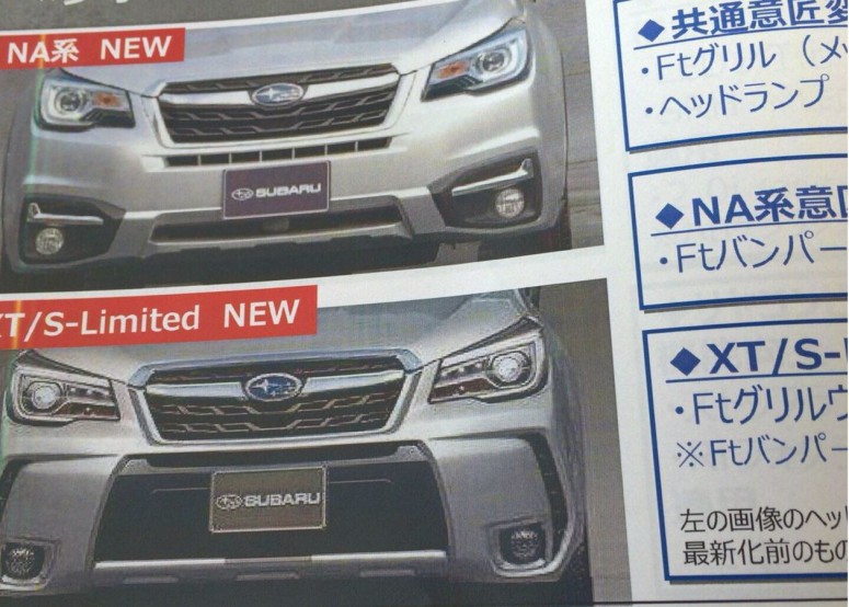 Фейслифтовый Subaru Forester рассекретили в Сети