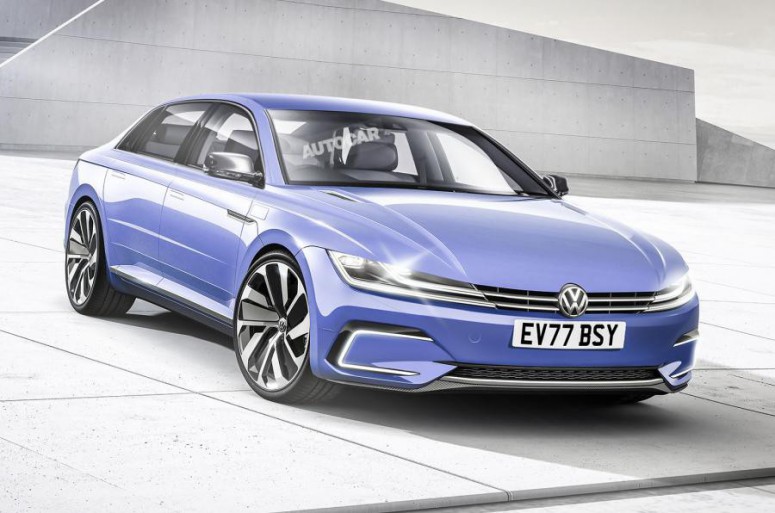 Volkswagen Phaeton EV: соперник Tesla придет к 2020 году