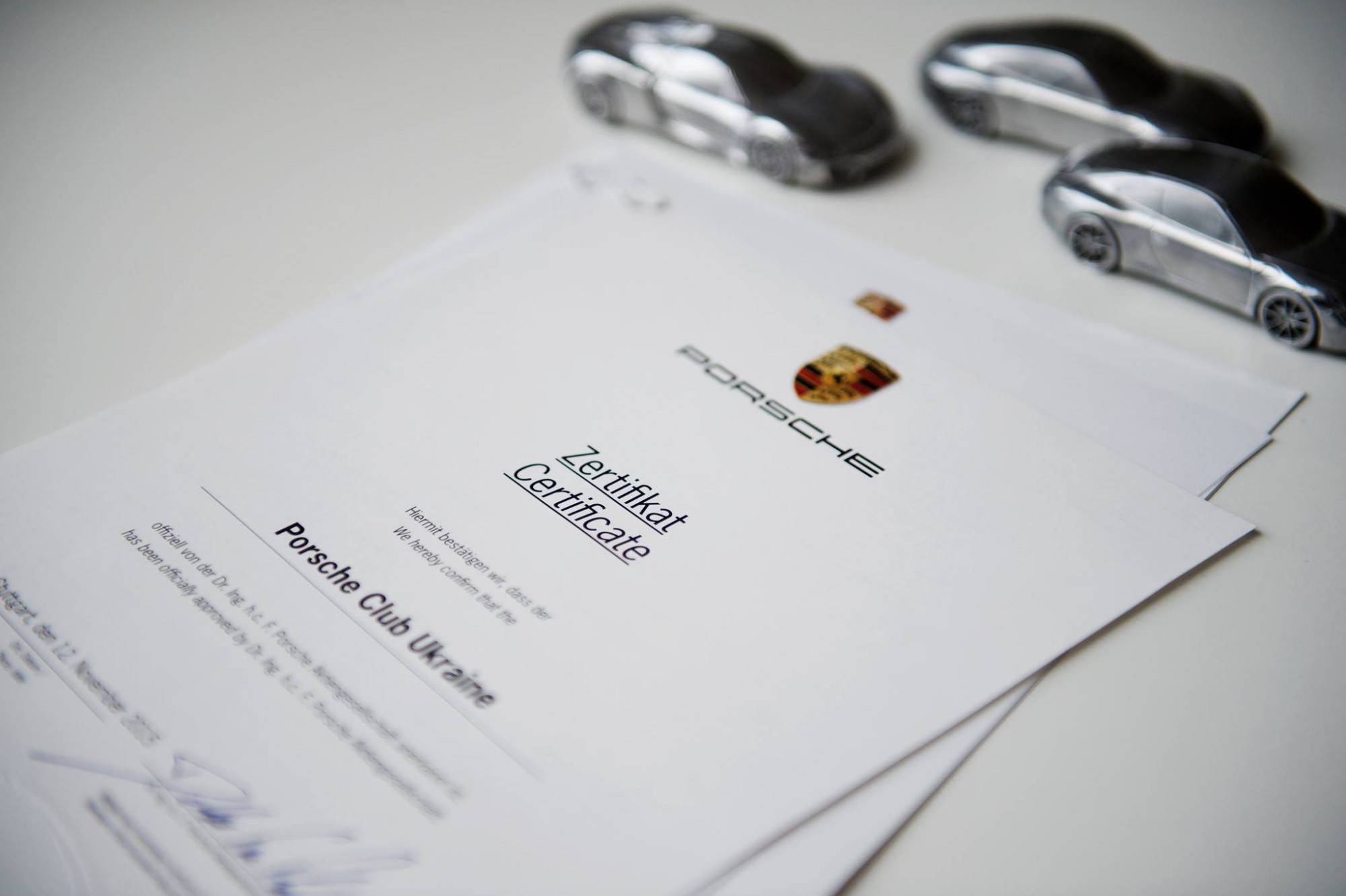В Украине появился официальный Porsche Club - 1