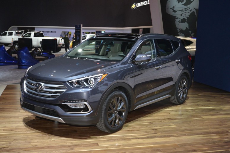 Чикаго 2016: обновленное 2017 Hyundai Santa Fe открыло свое лицо