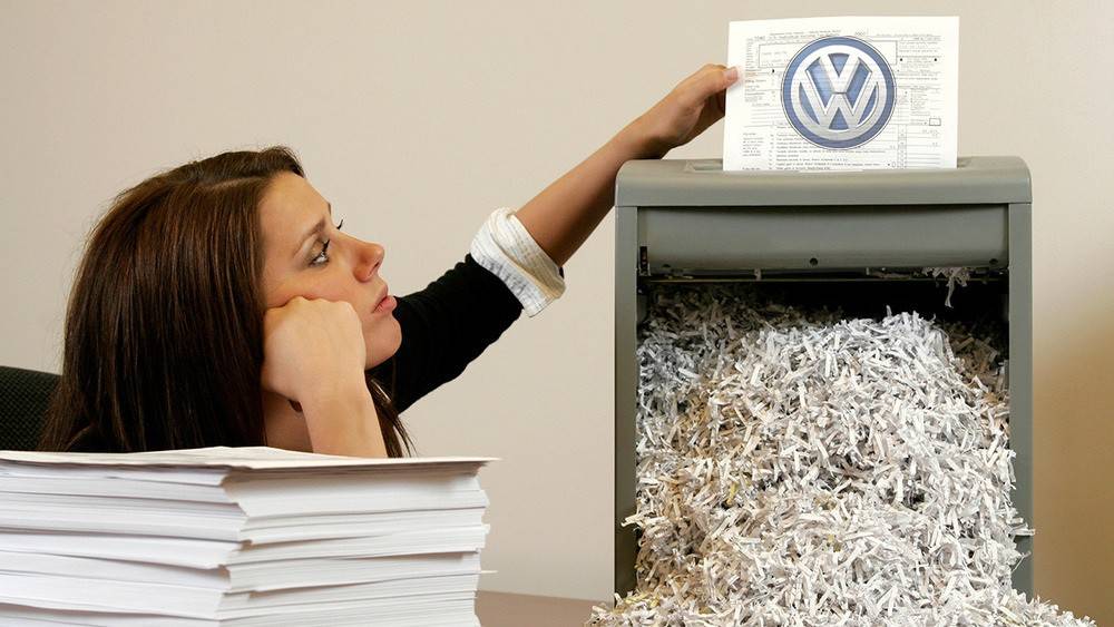 Volkswagen уничтожал документы, касающихся «дизельгейта»? - 1