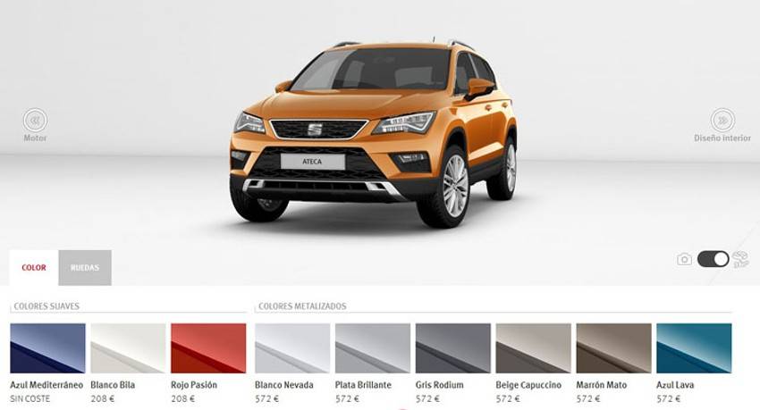 Seat назвал цены внедорожника Ateca и запустил конфигуратор - 1