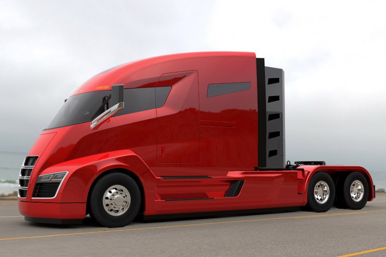 Nikola Motor представил концепт электро-грузовика с диапазоном почти 2 000 км