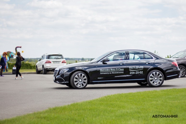Mercedes презентовал E-Class и GLS на киевском турнире по гольфу
