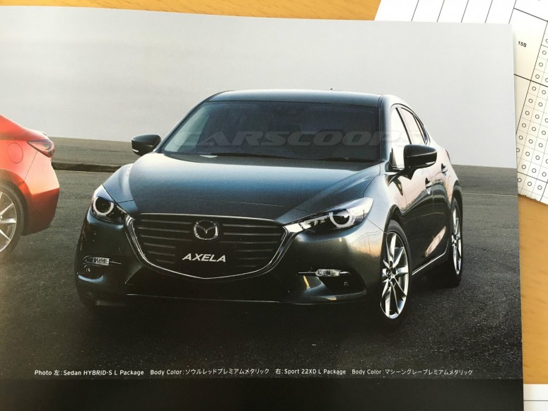В Сеть утекла первая фотография обновленной Mazda3