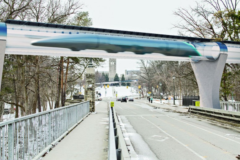 Первая сверхскоростная транспортная система Hyperloop может появиться в России