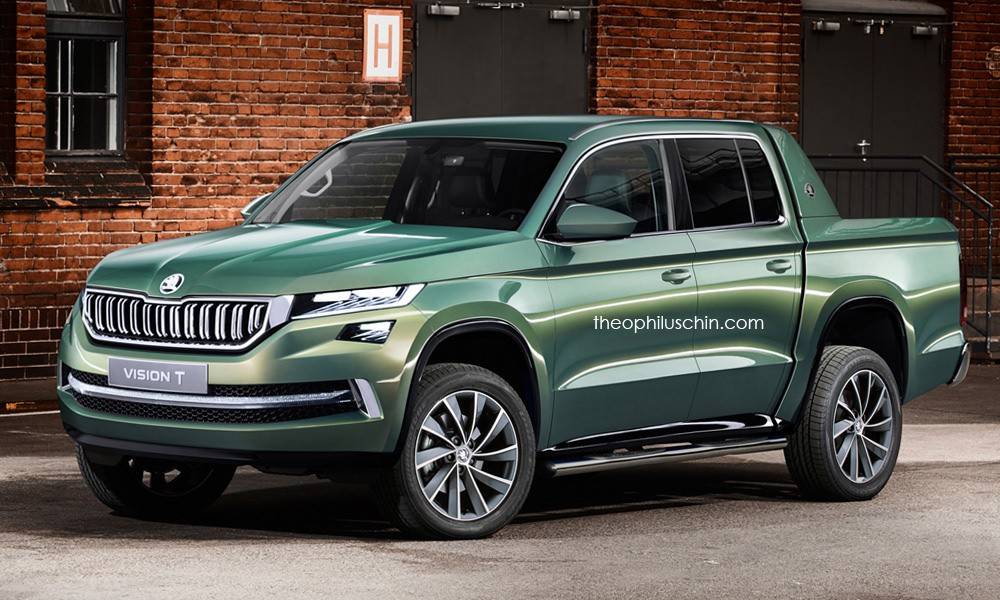 Как мог бы выглядеть пикап Skoda - 1