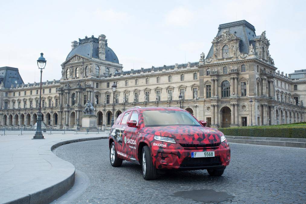 Прототип Skoda Kodiaq использовали в качестве центра управления Tour de France - 1
