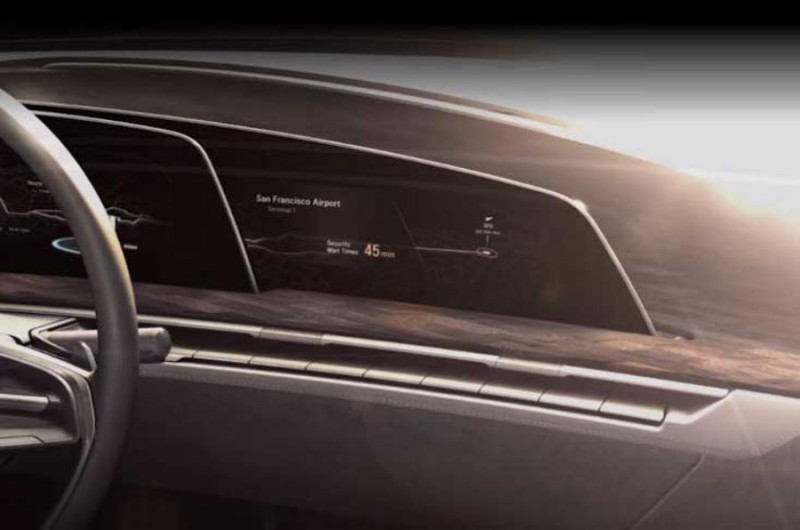Изогнутая приборная панель Cadillac идет конкурировать с Audi Virtual Cockpit