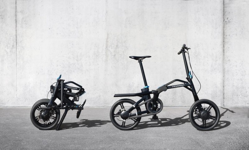 Peugeot презентует свой первый складной электрической велосипед