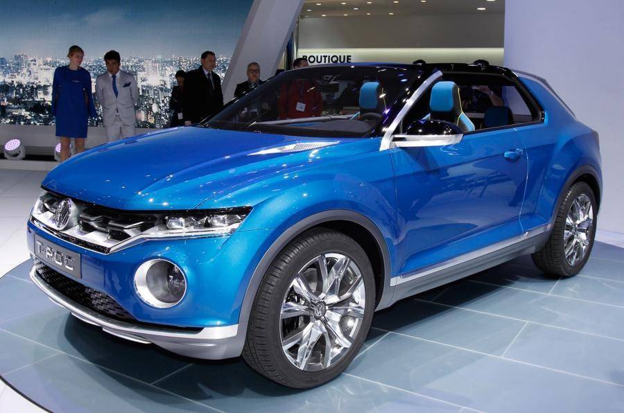 Новый кроссовер Volkswagen T-Roc покажут в Женеве в марте следующего года - 1