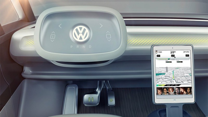Инновационный минивэн VW I.D. Buzz питается от электричества (фото)