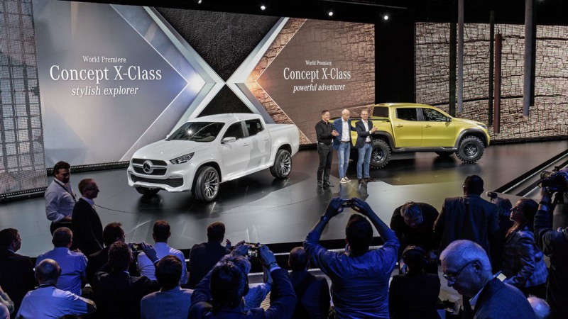 Пикап Mercedes X-Class: новые подробности