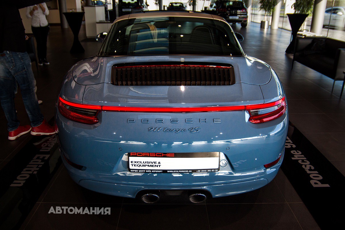 Porsche 911 Targa Exclusive Design: в Киеве представили самый необычный и редкий «Порше»