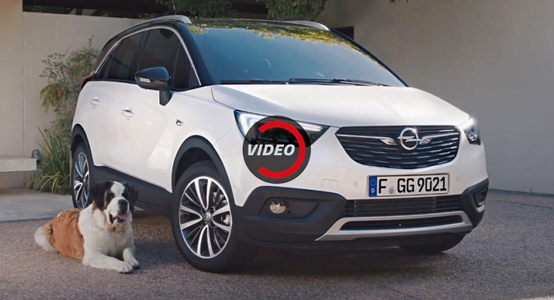 Новый Opel Crossland X похвастался полезными функциями [5 видео]