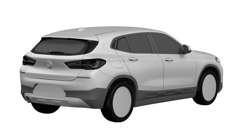 Новый 2018 BMW X2 SUV просочился в Сеть в виде патентных изображений