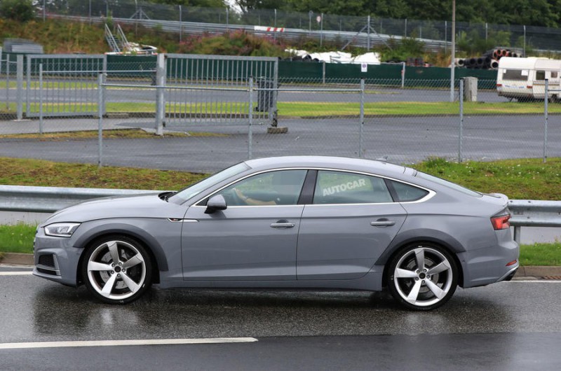Audi тестирует самую горячую версию RS5 Sportback