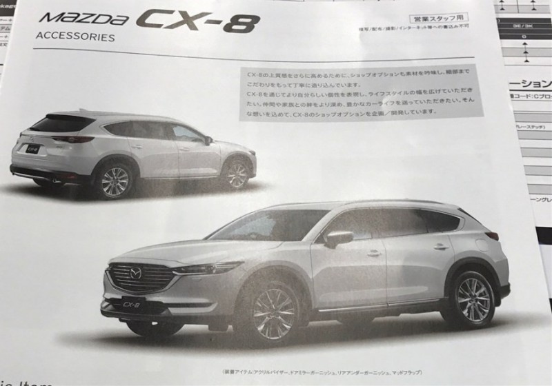 Брошюра с Mazda CX-8 утекла в Сеть (фото)