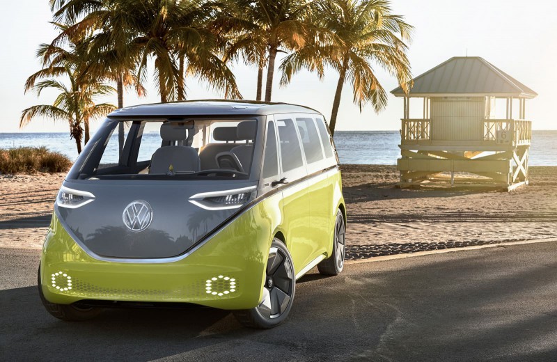 Первый электрический микроавтобус VW ID Buzz запустят в 2022 году