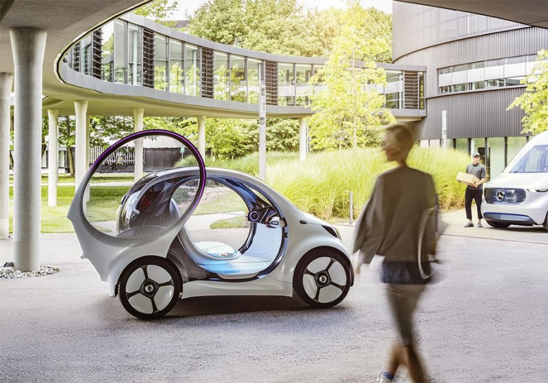 smart везет во Франкфурт автономный челнок для каршеринга (фото)