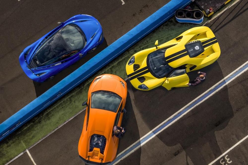 Тест-драйв суперкаров: Lambo Huracan vs Ford GT vs McLaren 720S