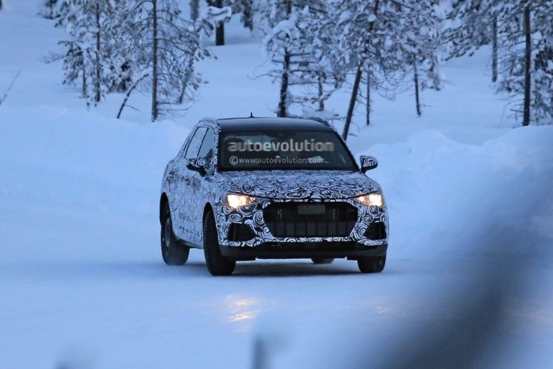 Будущий 2018 Audi Q3 проходит тестирование в Скандинавии